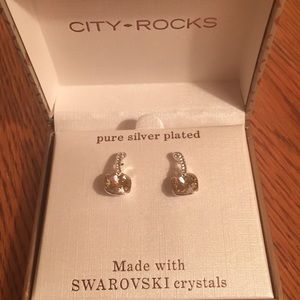 City rocks Swarovski earrings